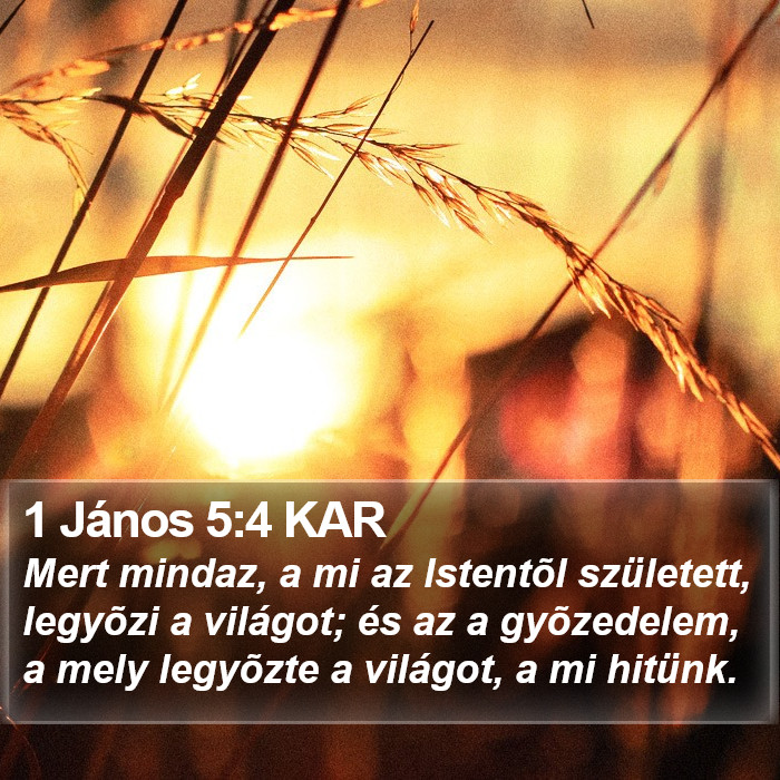 1 János 5:4 KAR Bible Study