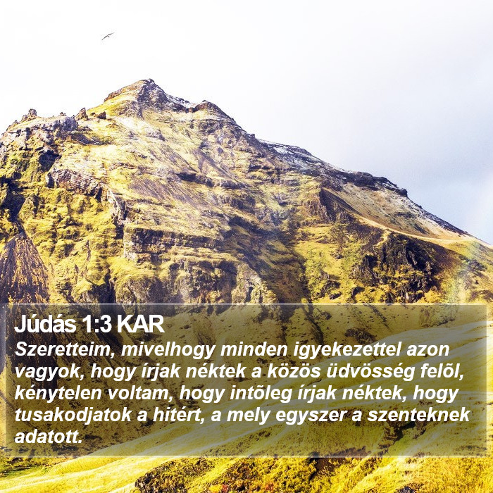 Júdás 1:3 KAR Bible Study