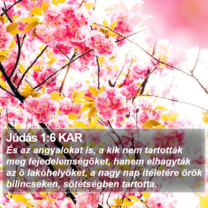 Júdás 1:6 KAR Bible Study