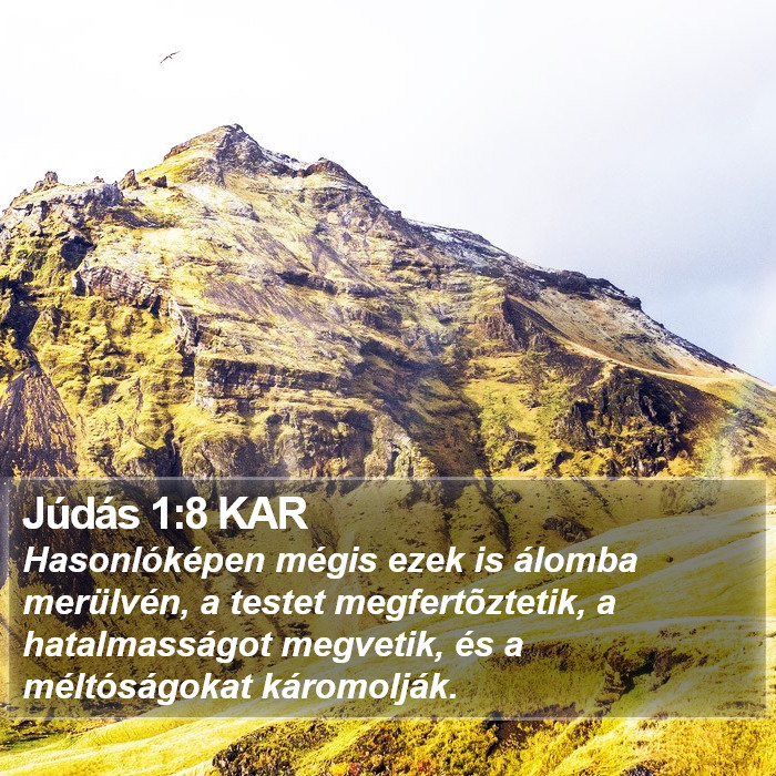 Júdás 1:8 KAR Bible Study