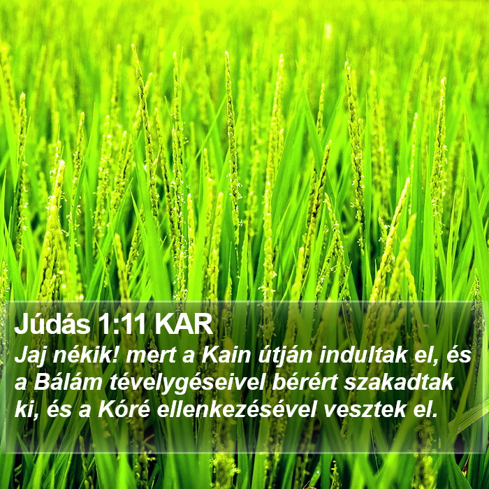 Júdás 1:11 KAR Bible Study