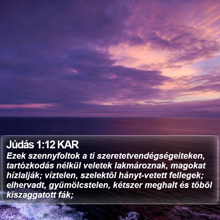 Júdás 1:12 KAR Bible Study