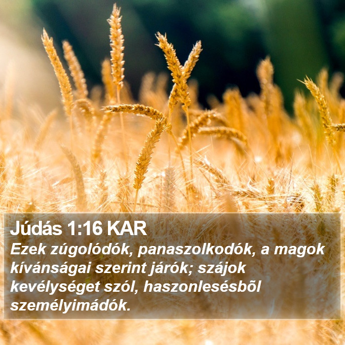 Júdás 1:16 KAR Bible Study