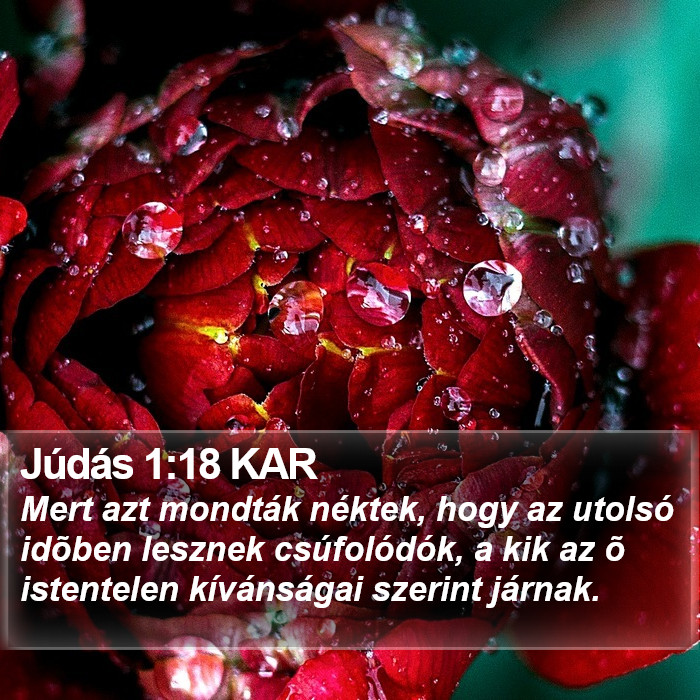 Júdás 1:18 KAR Bible Study