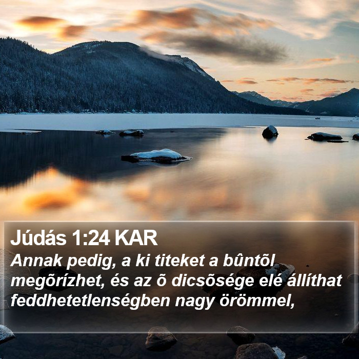 Júdás 1:24 KAR Bible Study