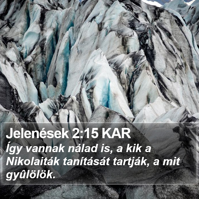 Jelenések 2:15 KAR Bible Study