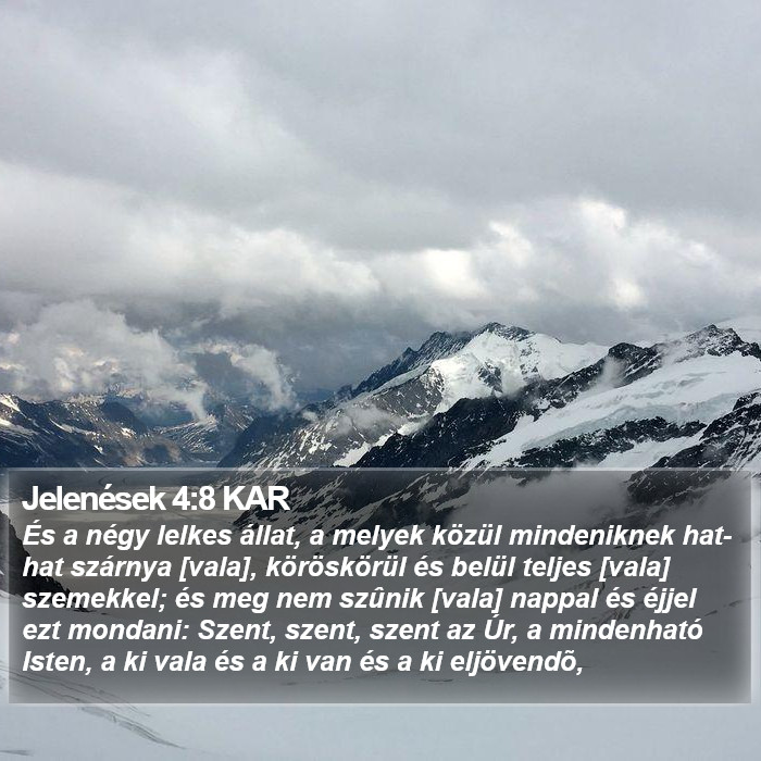 Jelenések 4:8 KAR Bible Study