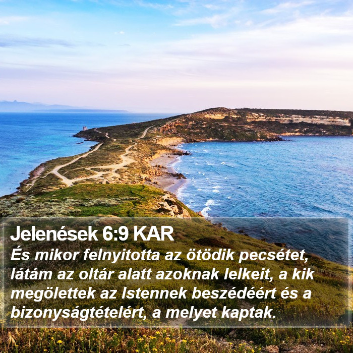 Jelenések 6:9 KAR Bible Study