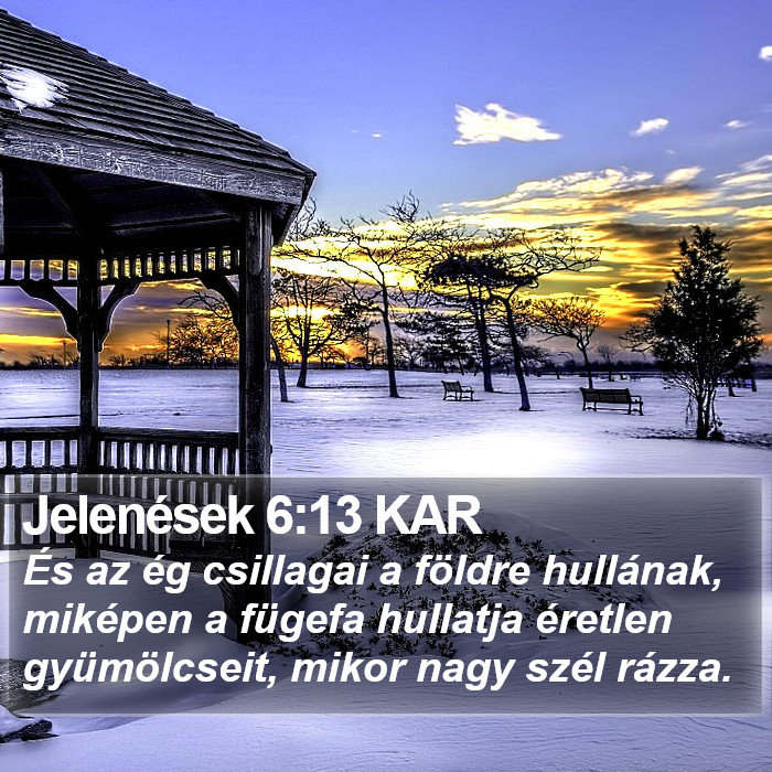 Jelenések 6:13 KAR Bible Study