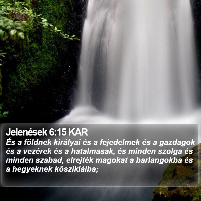 Jelenések 6:15 KAR Bible Study