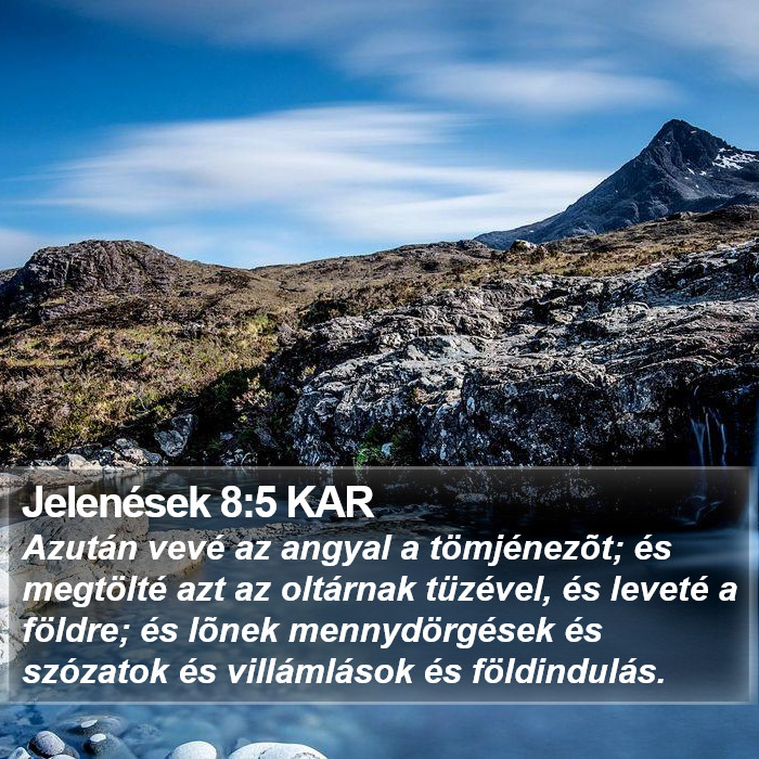 Jelenések 8:5 KAR Bible Study