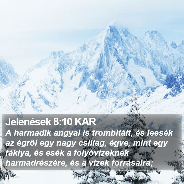 Jelenések 8:10 KAR Bible Study