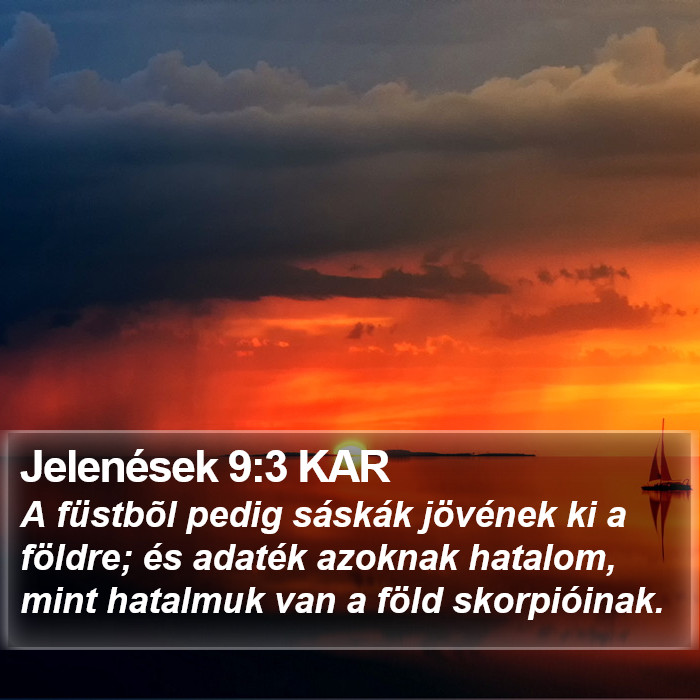 Jelenések 9:3 KAR Bible Study