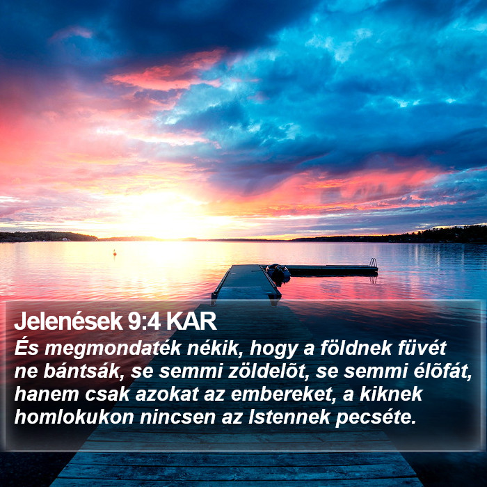 Jelenések 9:4 KAR Bible Study