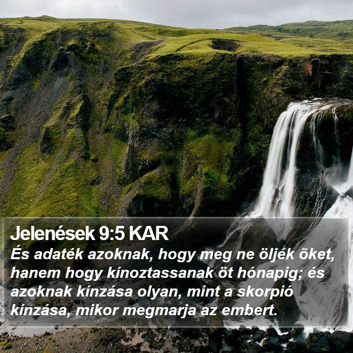 Jelenések 9:5 KAR Bible Study