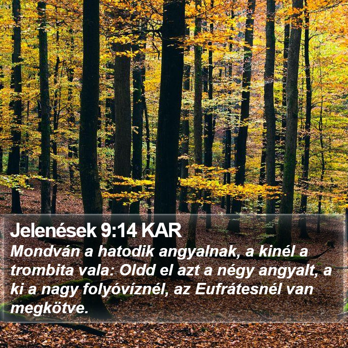 Jelenések 9:14 KAR Bible Study