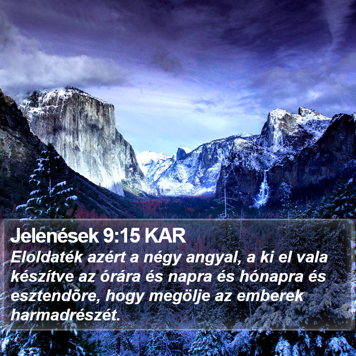 Jelenések 9:15 KAR Bible Study