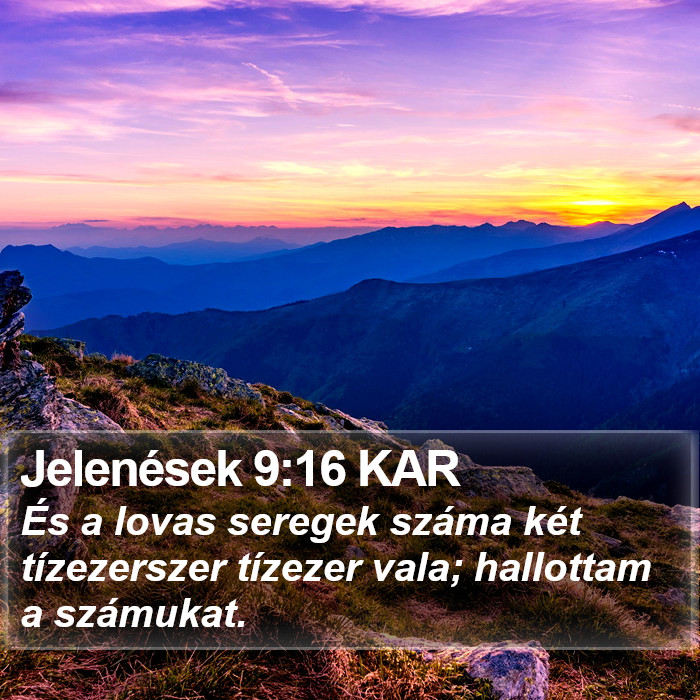 Jelenések 9:16 KAR Bible Study