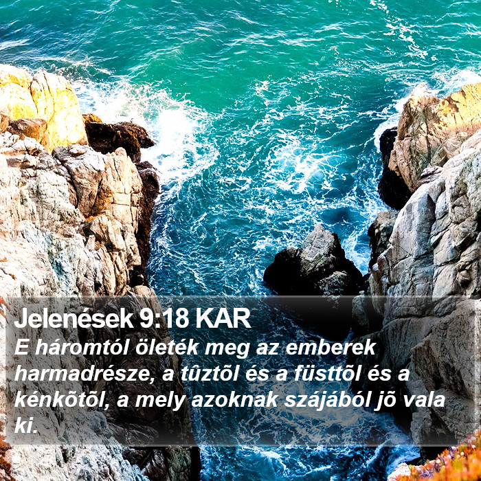 Jelenések 9:18 KAR Bible Study