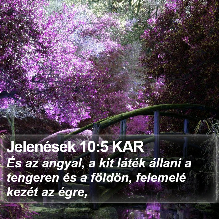 Jelenések 10:5 KAR Bible Study