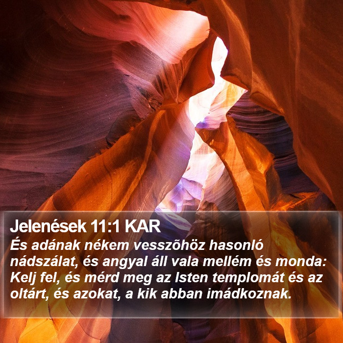 Jelenések 11:1 KAR Bible Study