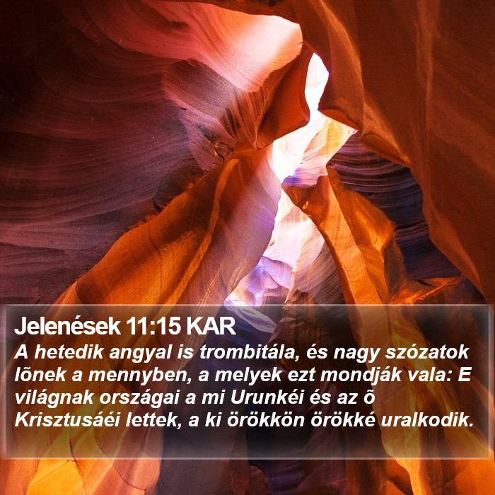 Jelenések 11:15 KAR Bible Study