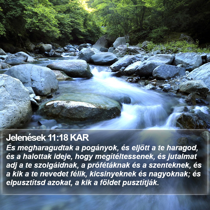 Jelenések 11:18 KAR Bible Study