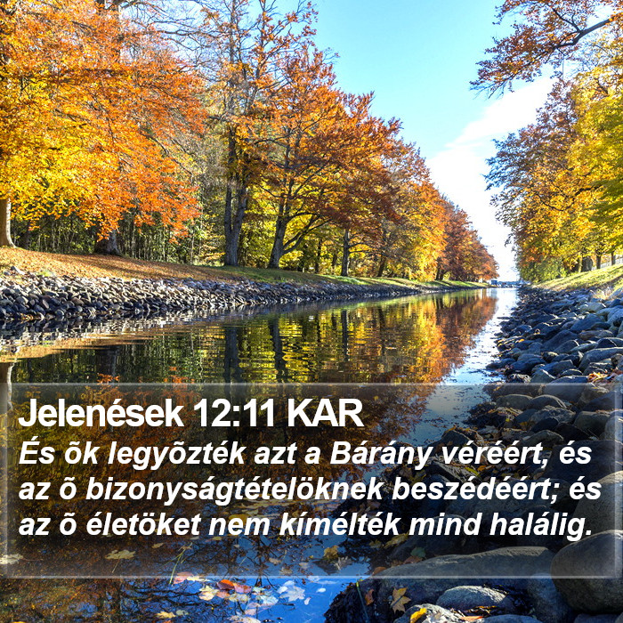 Jelenések 12:11 KAR Bible Study