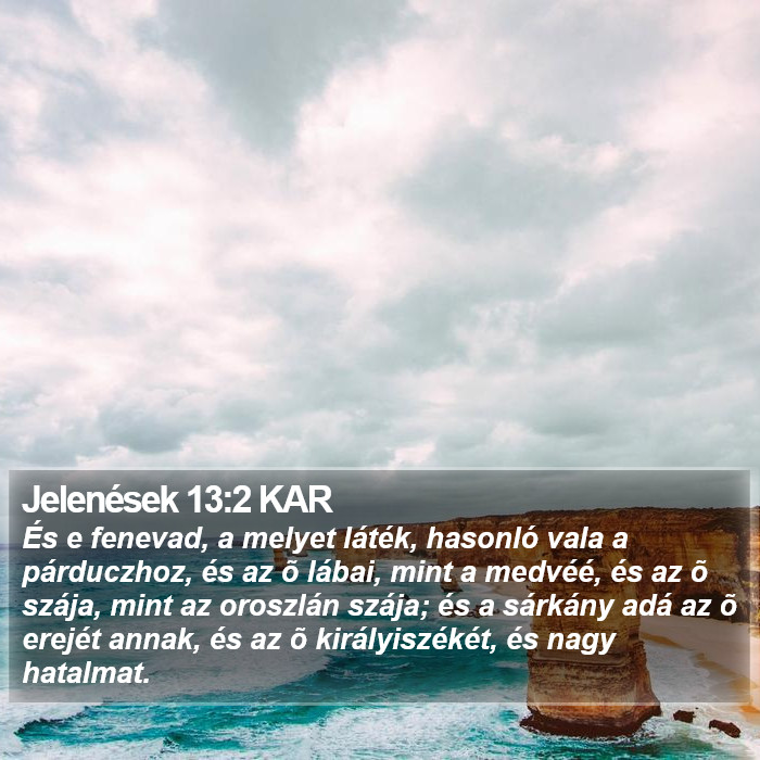 Jelenések 13:2 KAR Bible Study