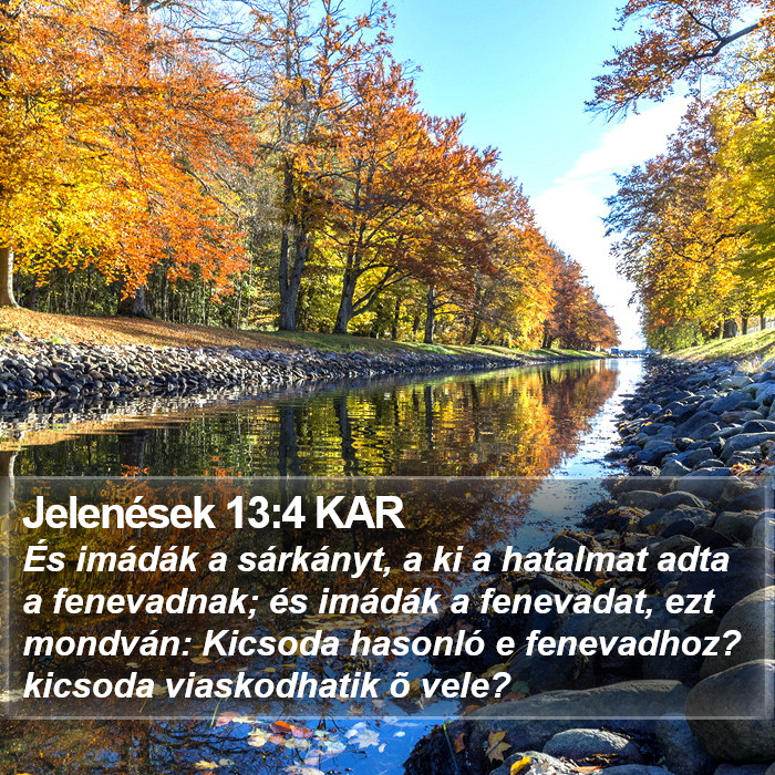 Jelenések 13:4 KAR Bible Study