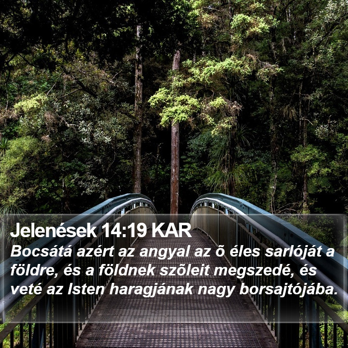 Jelenések 14:19 KAR Bible Study