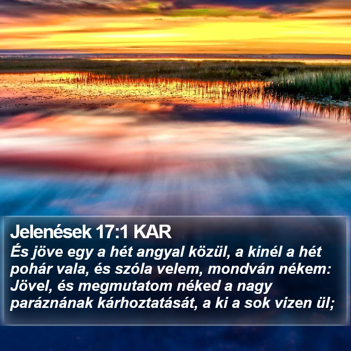 Jelenések 17:1 KAR Bible Study