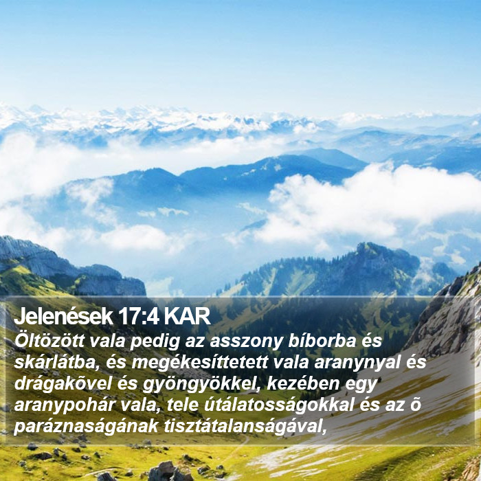 Jelenések 17:4 KAR Bible Study