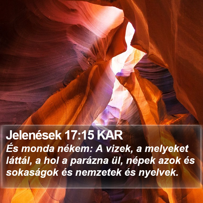 Jelenések 17:15 KAR Bible Study