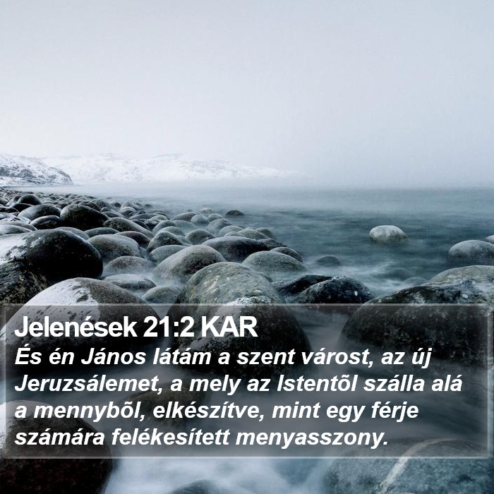 Jelenések 21:2 KAR Bible Study